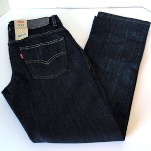 LEVI's Adjustable Waistband Slim Straight Leg Jeans